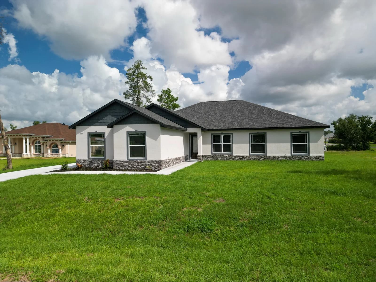 Front exterior of a Florida listing